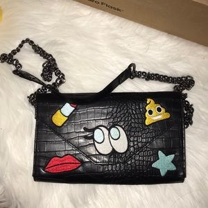 Circus Black Clutch Purse